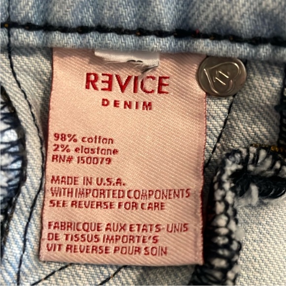 Revice Gemini Crossroads Two-Tone Cropped Jeans Size 27 - Picture 15 of 16